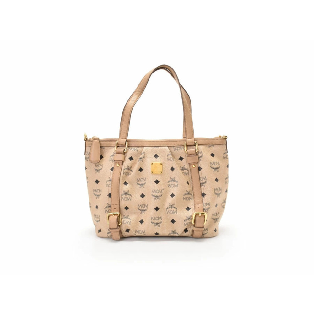 MCM Leather Bag Beige